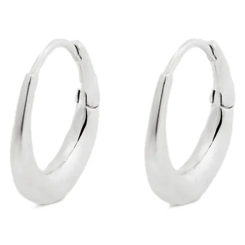 Boucles d'Oreilles Demi Lune Small | Argenté