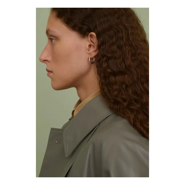 Boucles d'Oreilles Demi Lune Small | Argenté