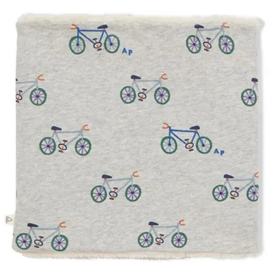Tour de Cou Bicyclettes Coton Bio | Gris