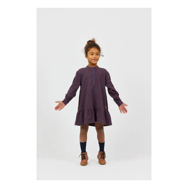 Robe Vichy Coton Bio | Marron