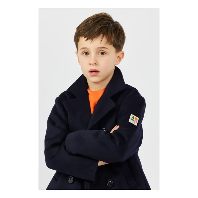 Caban Laine | Bleu marine