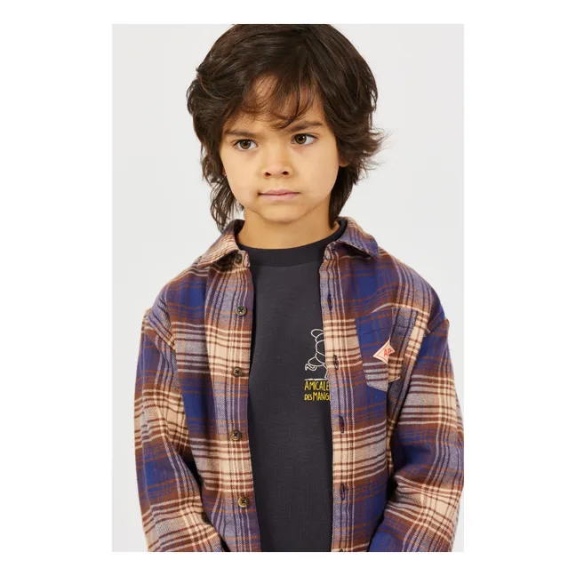Chemise Carreaux | Bleu marine