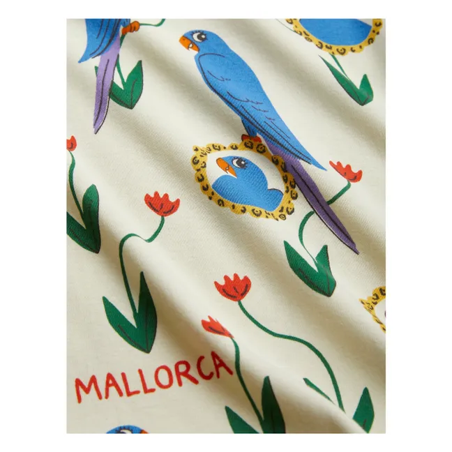 Maglietta in cotone biologico Parrot | Ecru