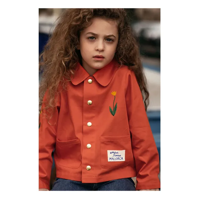 Giacca in cotone biologico Mallorca | Arancione