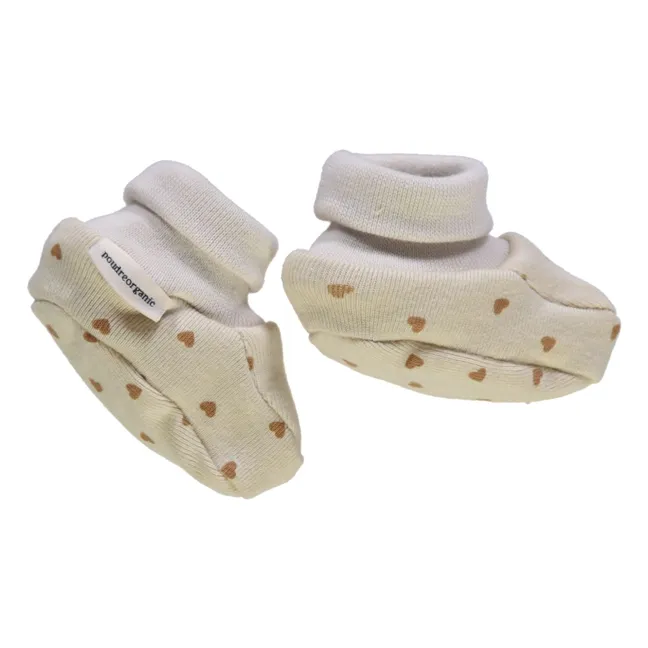 Pantuflas Corazones de Wakame | Beige