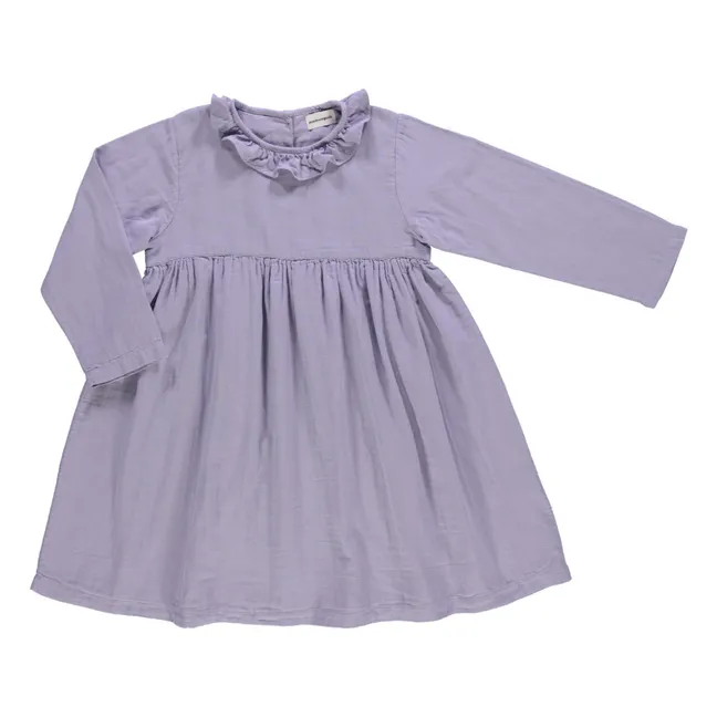 Campanula Vestido de gasa de algodón | Lavanda