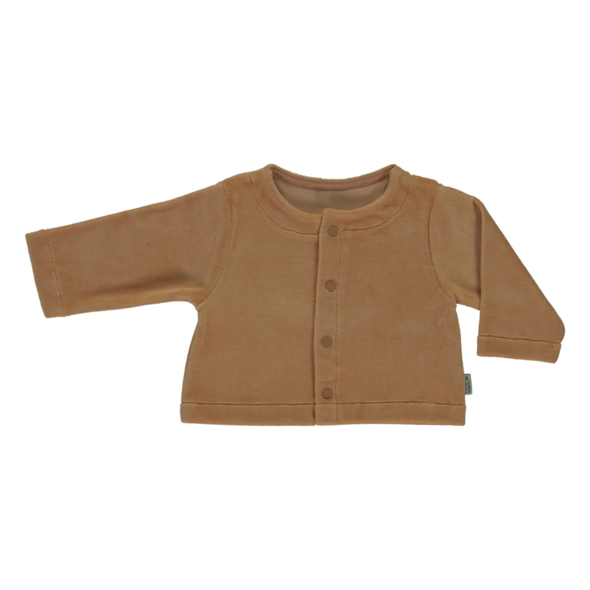 Poudre Organic Camel Cardigan Camomille Molleton