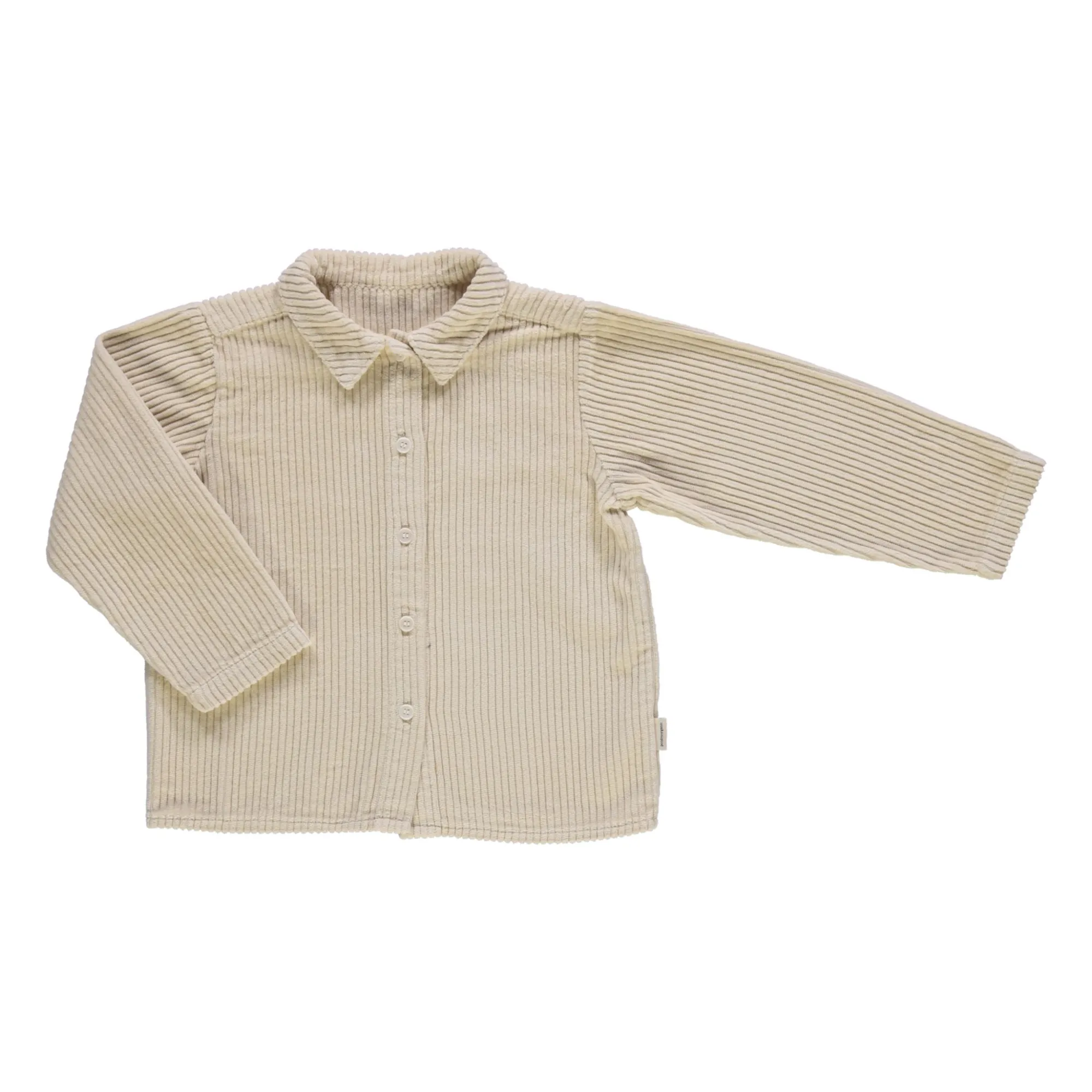 Poudre Organic Beige Belladonna Corduroy Shirt