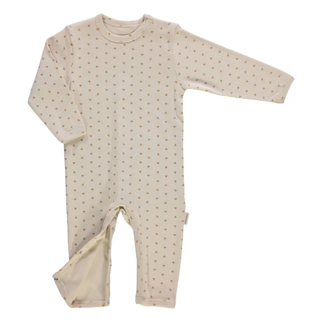 Pijama Corazones de ajenjo | Beige