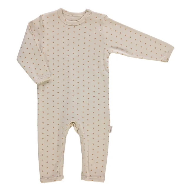 Pijama Corazones de ajenjo | Beige