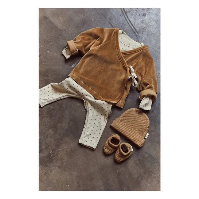 Pijama Corazones de ajenjo | Beige