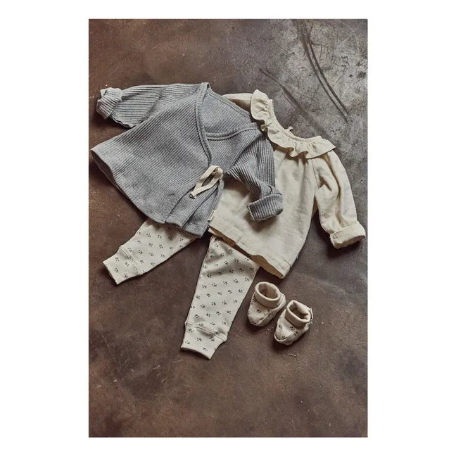 Blouse Charme à Volants | Rose pâle