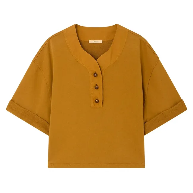 T-shirt Lift Coton | Hazelnut