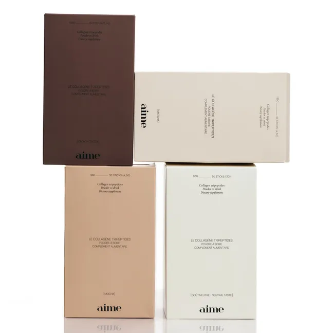 Le collagène triptide goût matcha - 30 sitcks 