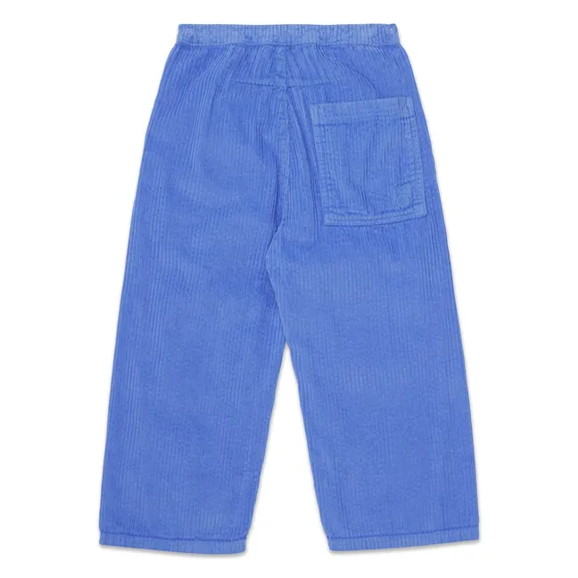 Jean Barrel Coton Bio | Bleu chiné