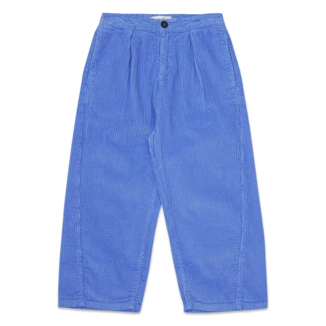 Jean Barrel Coton Bio | Bleu chiné