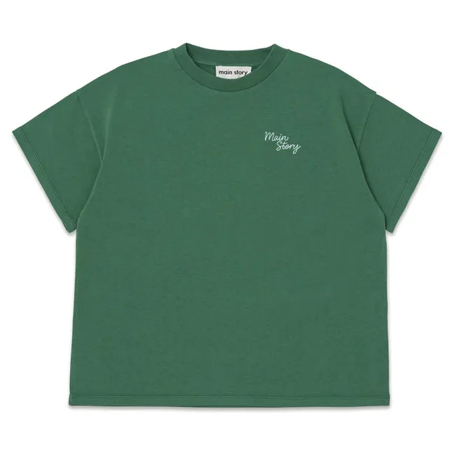 T-shirt Heavy Coton Bio | Vert sapin