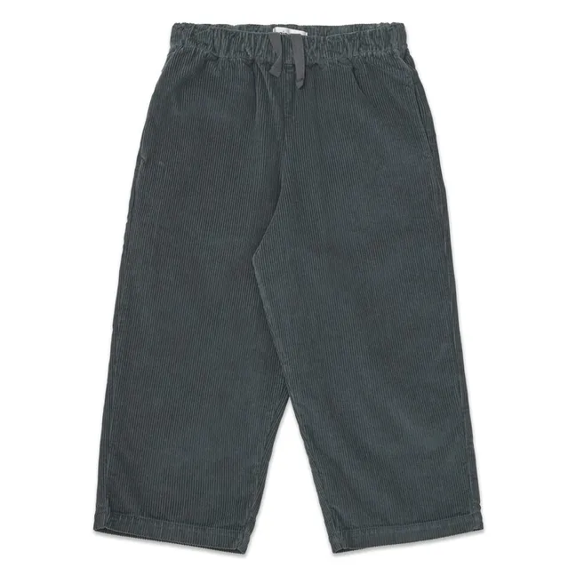 Pantalon Large Fibres Recyclées | Gris