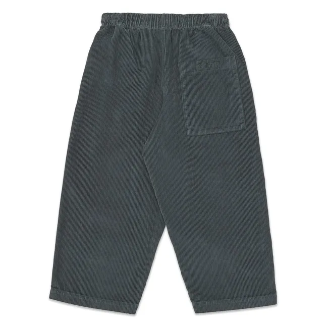 Pantalon Large Fibres Recyclées | Gris