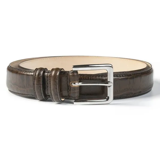 Ceinture Crocodile | Marron