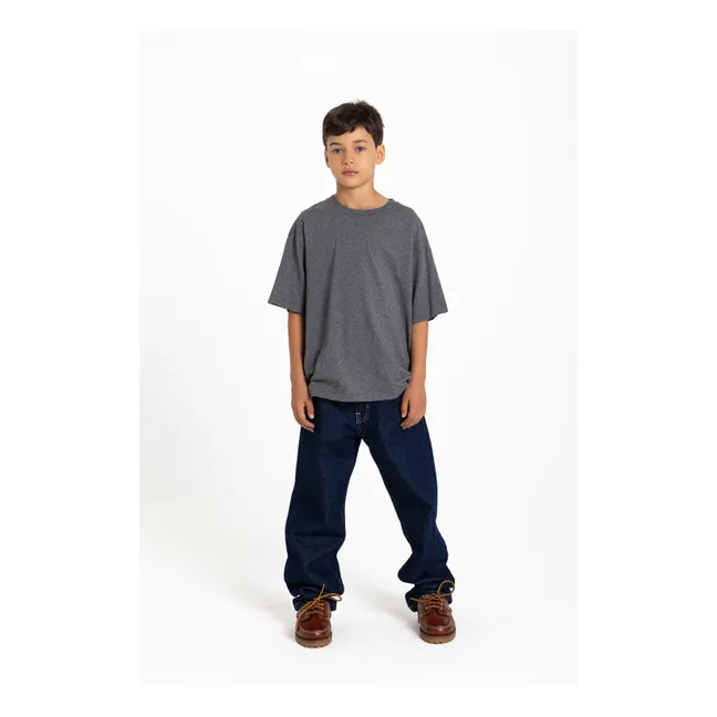 Camiseta Hillcrest de algodón orgánico | Gris Jaspeado