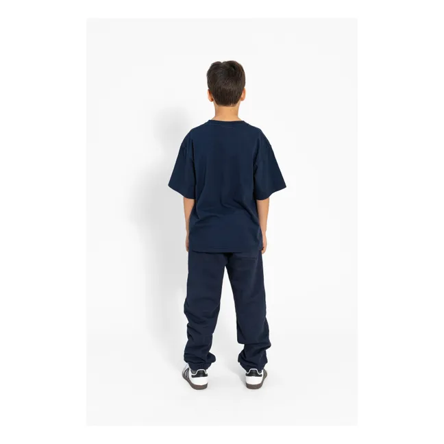 T-shirt Hillcrest Coton Bio | Bleu marine