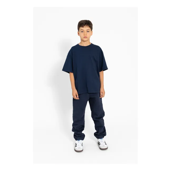 T-shirt Hillcrest Coton Bio | Bleu marine