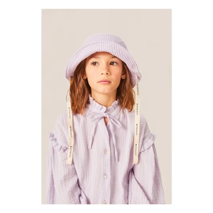 Blouse Mousseline Lisa | Mauve- Image produit n°4