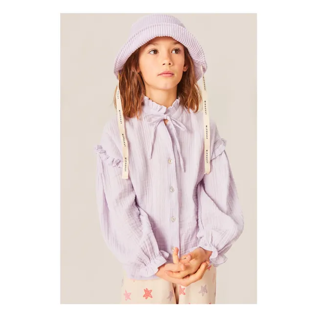 Blouse Mousseline Lisa | Mauve