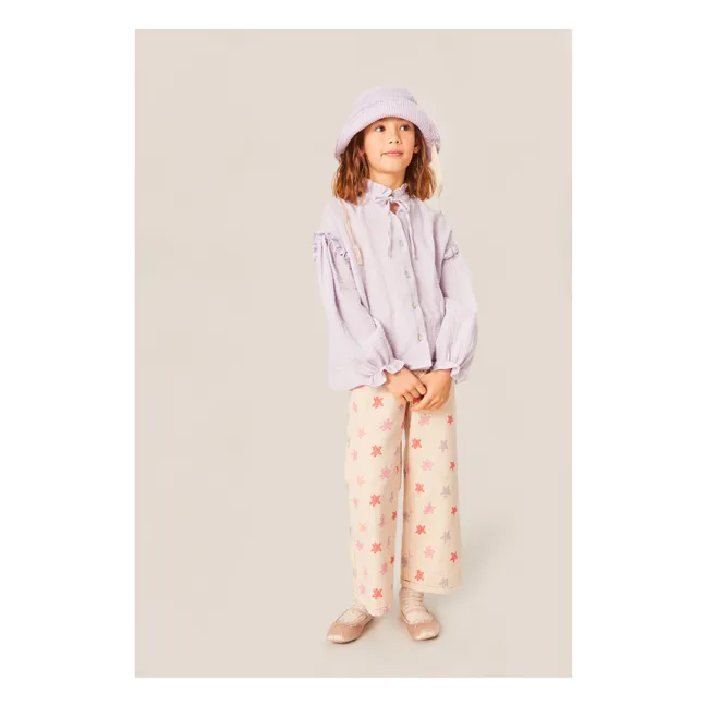 Blouse Mousseline Lisa | Mauve