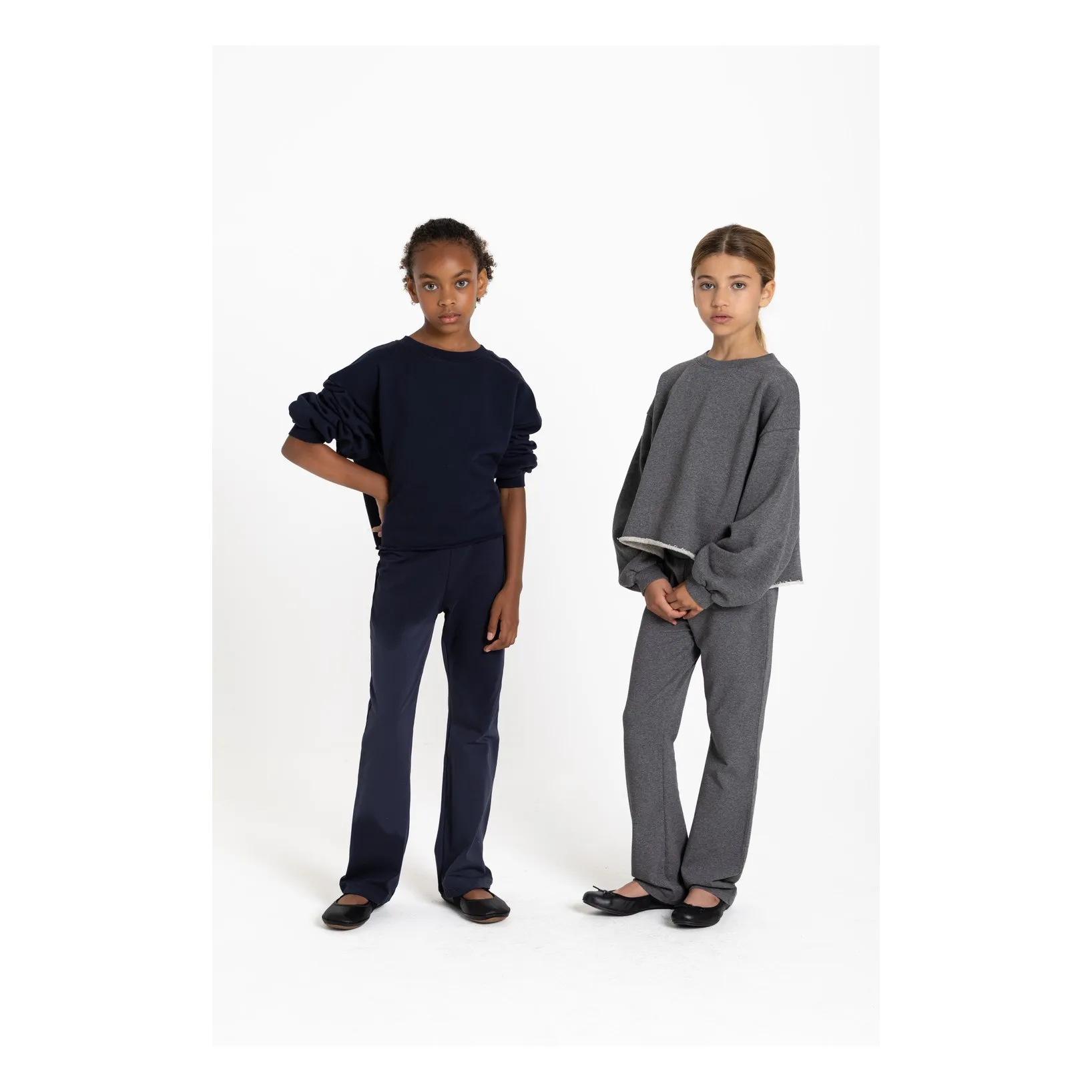 Sweat Kensington Coton Bio | Gris chiné- Image produit n°11