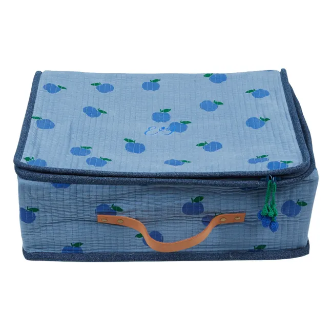 Apples XL Storage Case | Blue