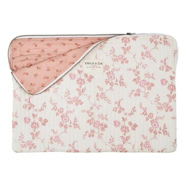 Pochette pour ordinateur Rosalie | Ecru