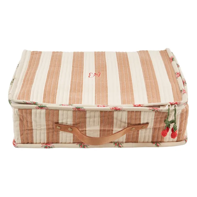 Rayure Storage Suitcase | Ochre