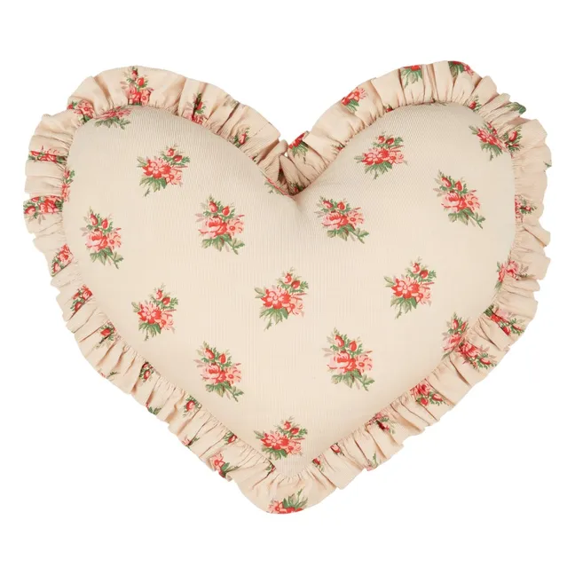 Coussin Cœur | Ecru