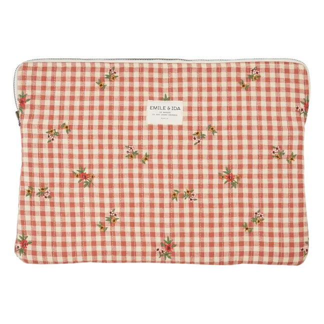 Vichy Laptop Sleeve | Ochre