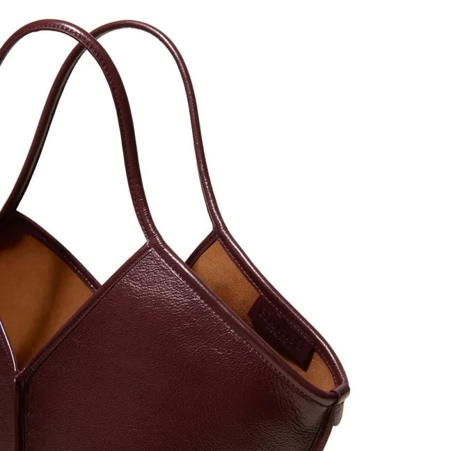 Sac Calella Distressed Cuir | Bordeaux