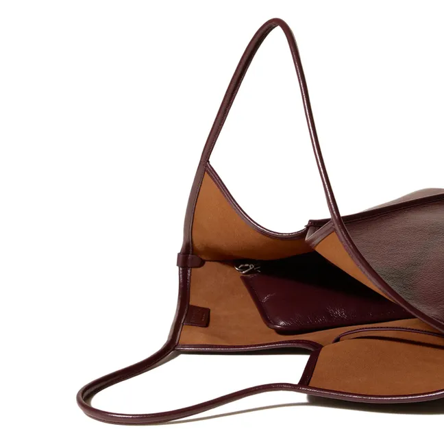 Sac Calella Distressed Cuir | Bordeaux