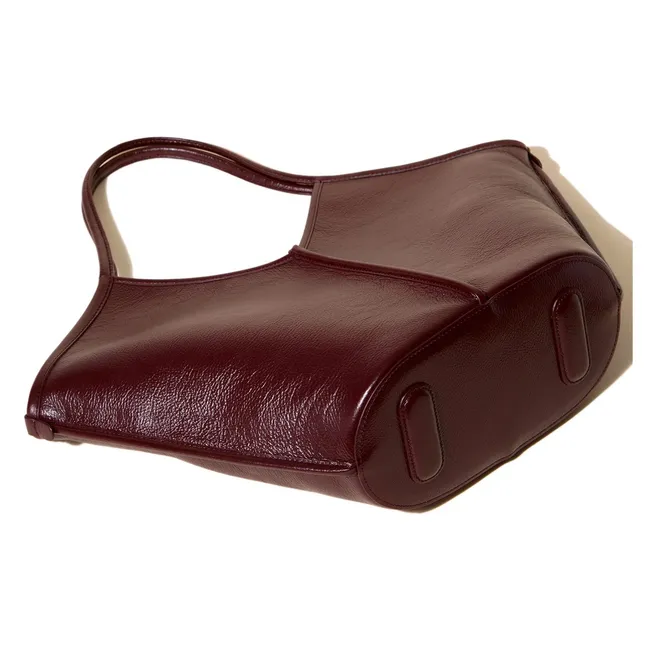 Sac Calella Distressed Cuir | Bordeaux