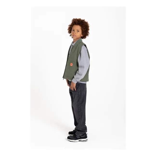 Phoenix Pretzel Organic Cotton Polo Shirt | Heather grey