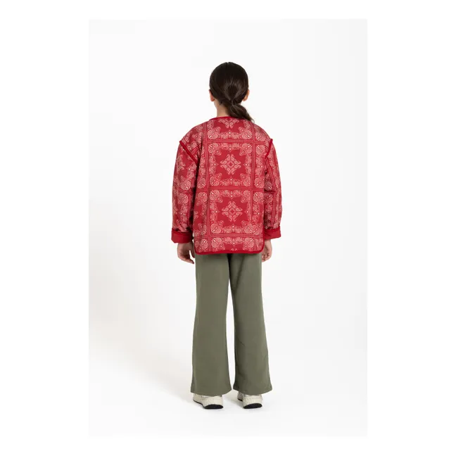 Veste Malya Bandana | Rouge foncé