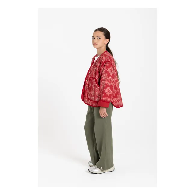 Veste Malya Bandana | Rouge foncé