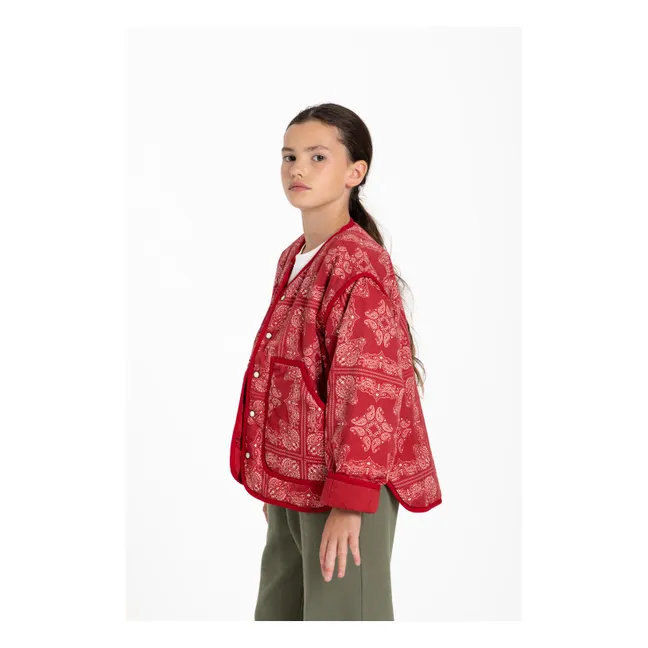 Veste Malya Bandana | Rouge foncé