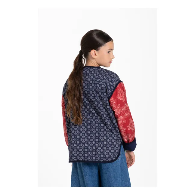 Veste Malya Bandana | Bleu indigo