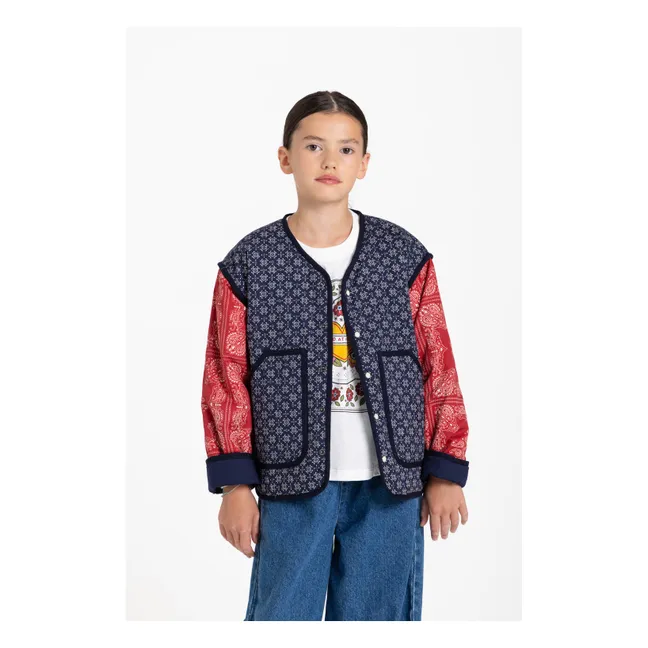 Veste Malya Bandana | Bleu indigo
