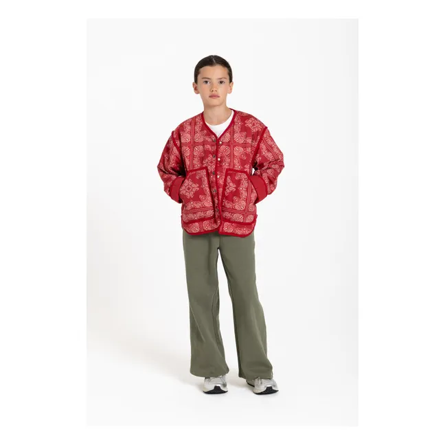 Veste Malya Bandana | Rouge foncé