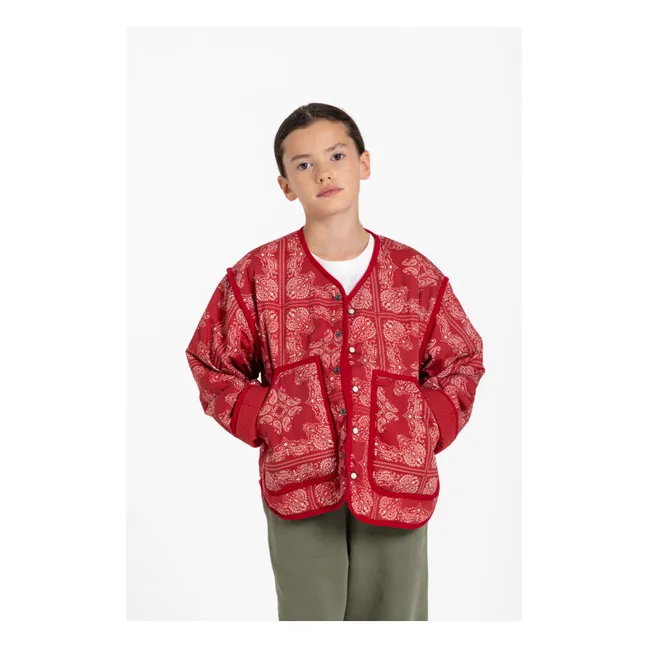Veste Malya Bandana | Rouge foncé
