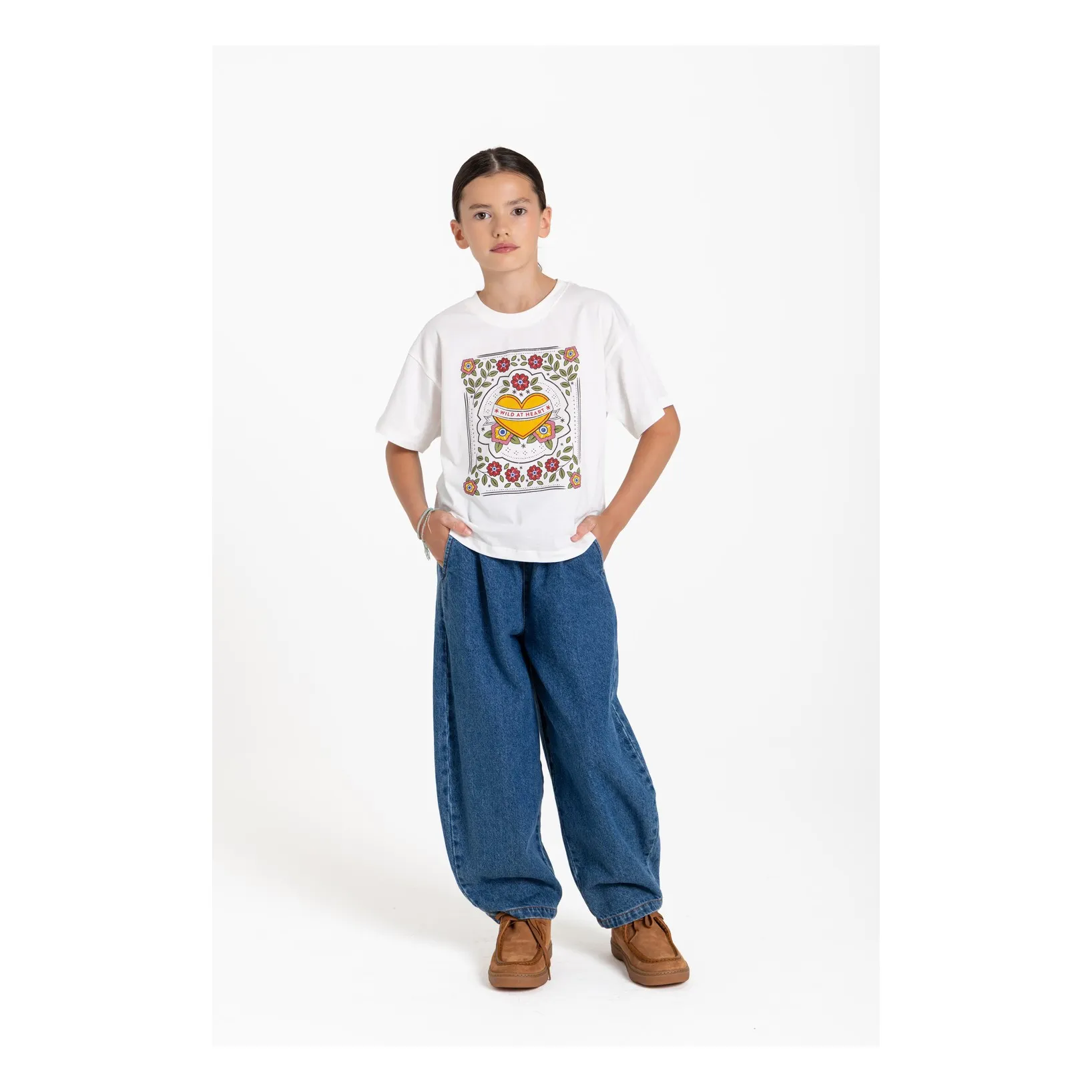 T-shirt Luna Wild at Heart | Blanc cassé- Image produit n°8