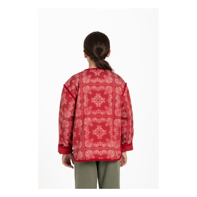 Veste Malya Bandana | Rouge foncé