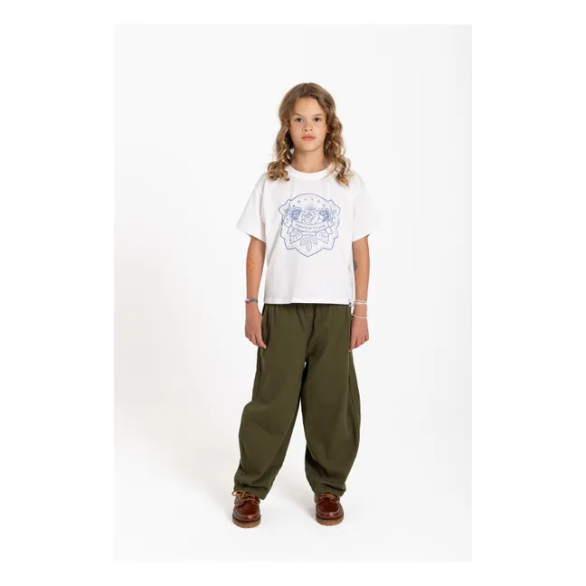 T-shirt Luna Forever Young | Blanc cassé